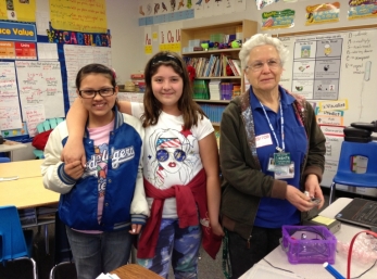 Dr. Kate poses with DGES ARC members.