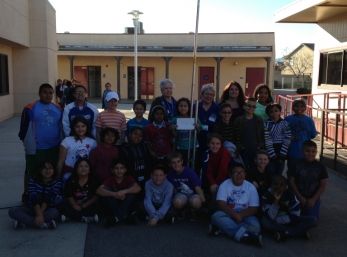 Group photo with Dr. Kate Hutton and Jutti Marsh during their visit January 29 2013.