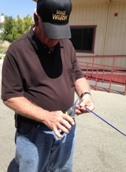Then we had to cut the wire.