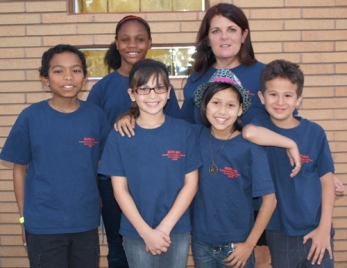 Students present DGE Amateur Radio Club to the Fontana Unified School District Board of Education